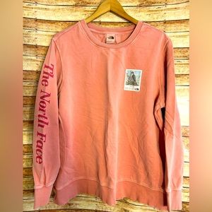 The north face women’s XL sweatshirt, pink